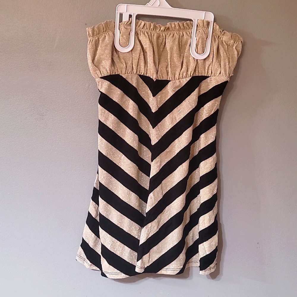 Vintage Alexia Admor New York Tube Top Strapless Ruched Top